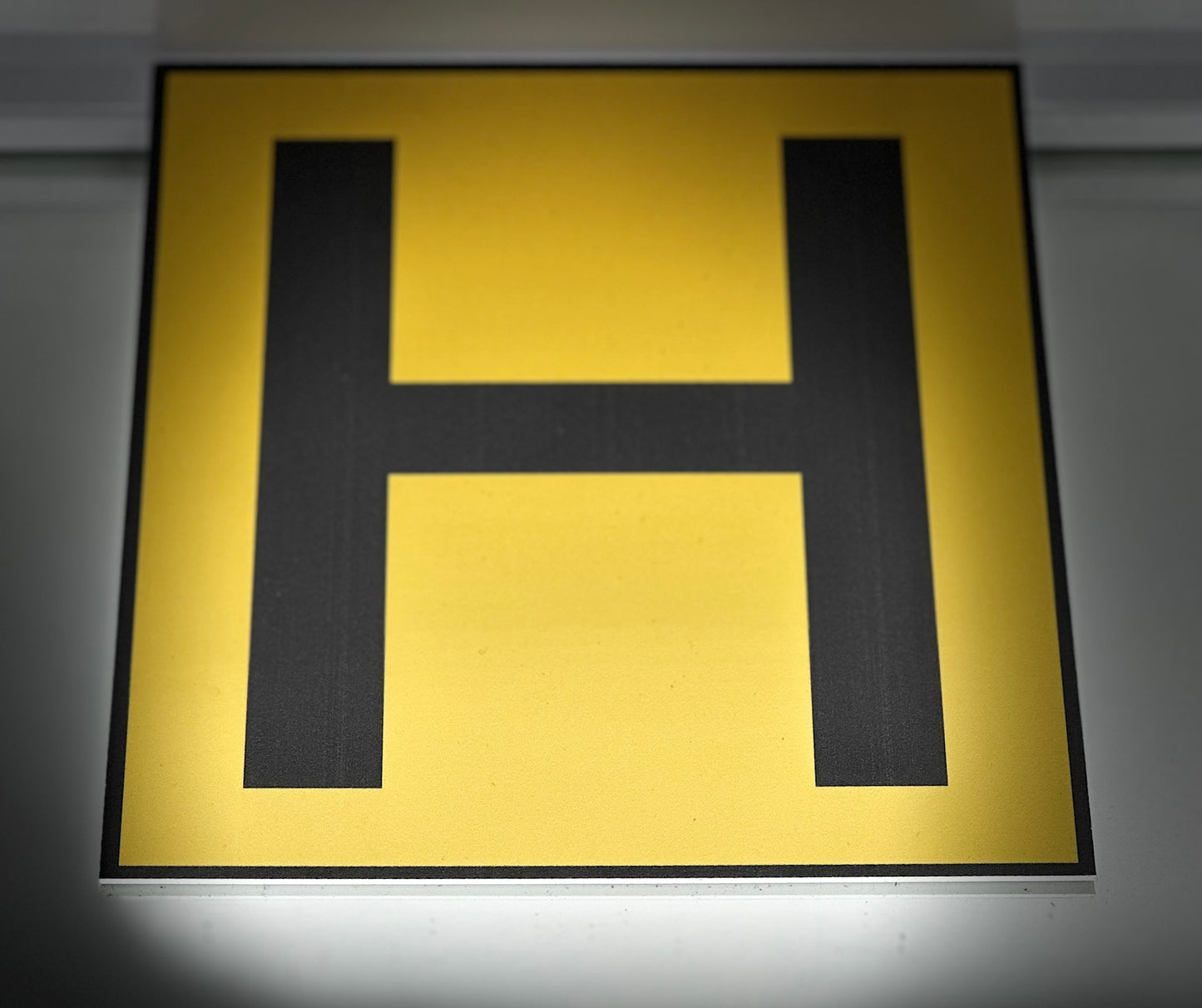 Plastic Fire Hydrant Sign
